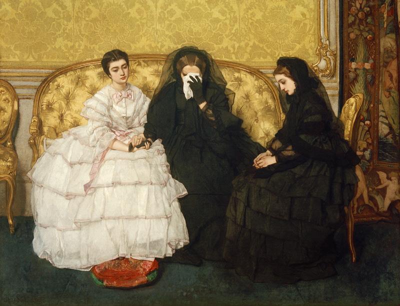 Trost of. Der Kondolenzbesuch von Alfred Stevens