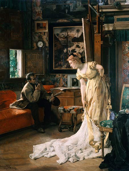 Das Atelier von Alfred Stevens