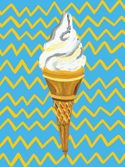 Ice Cream Blue