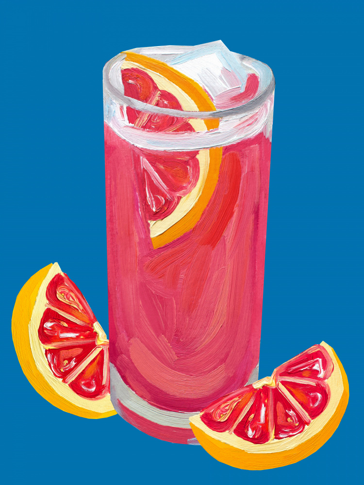 Grapefruit Paloma Blue von Alice Straker