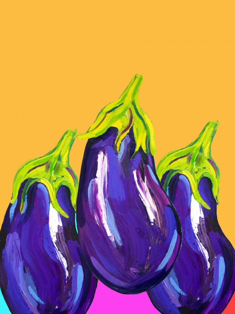 Groovy Aubergines von Alice Straker