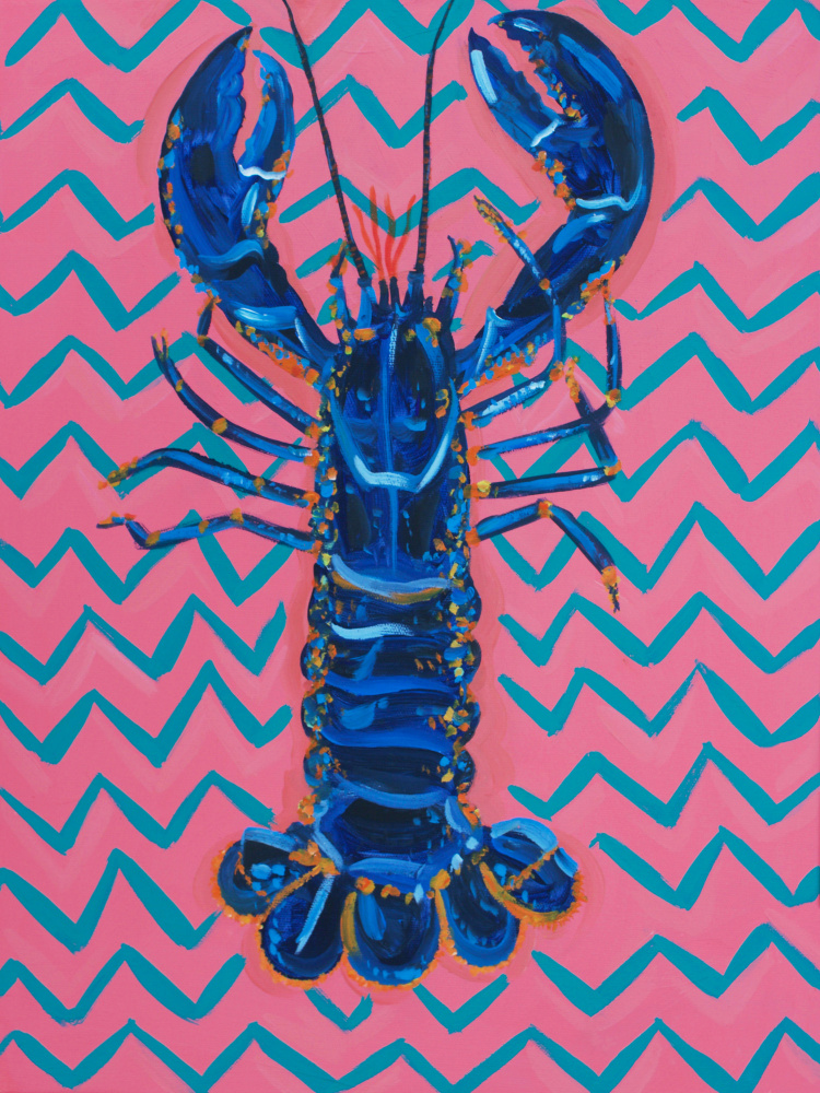 Lobster On Zigzag von Alice Straker