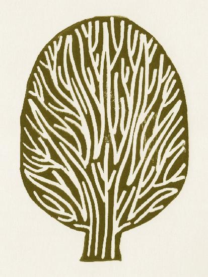 Linocut Tree