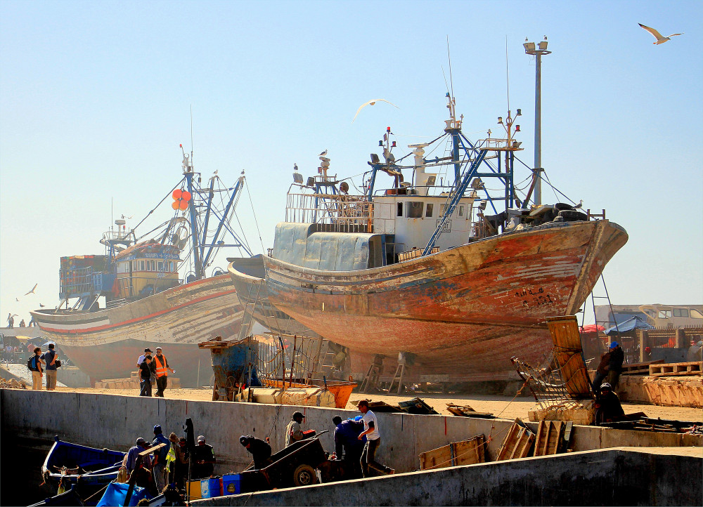 Essaouira Fishing Port - Morocco von Aliza Riza