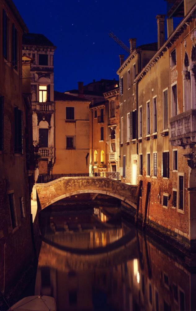 Venice by night von Alla Simacheva