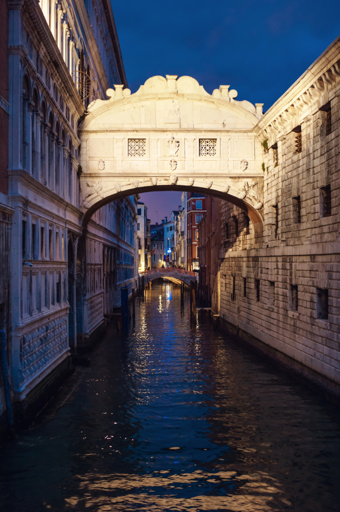 Venice by night von Alla Simacheva