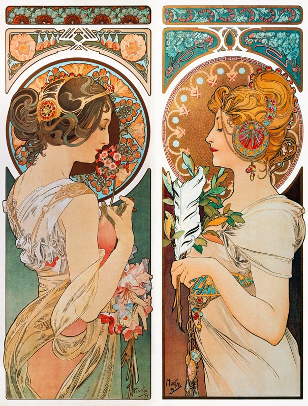 Schlüsselblume von Alphonse Mucha