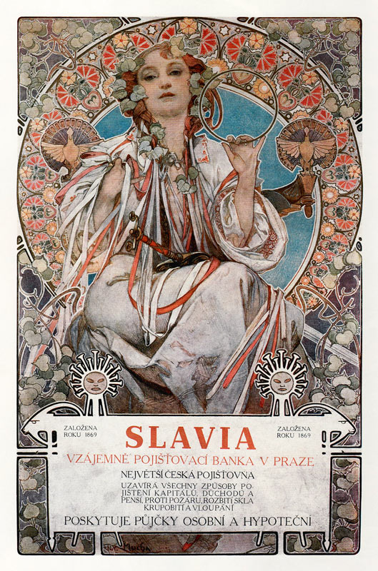 Slavia (Plakat) von Alphonse Mucha