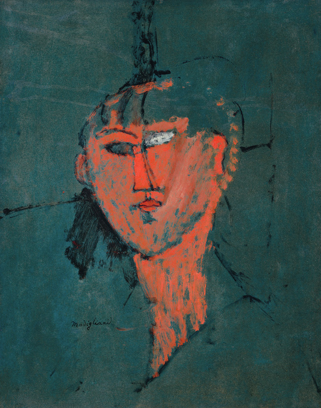 The Red Head von Amedeo Modigliani