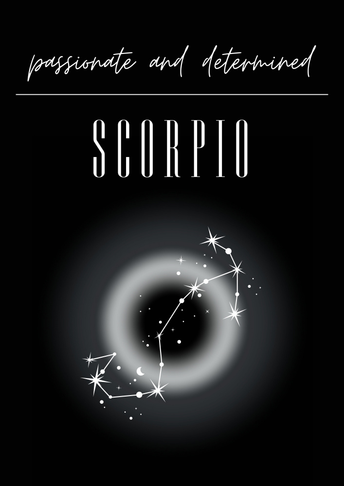 Scorpio Zodiac Print Art von Amélie