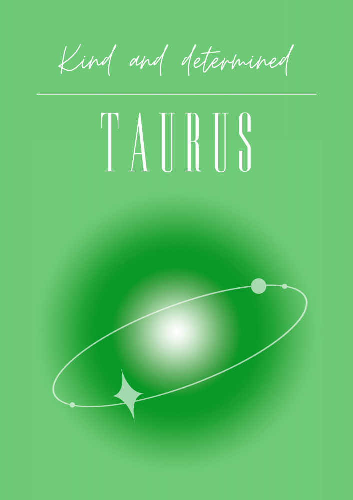 Taurus Zodiac Print Art von Amélie