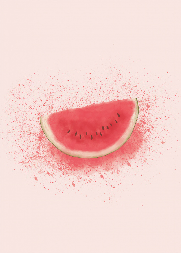 Watermelon Splash von Aminah Eleonora