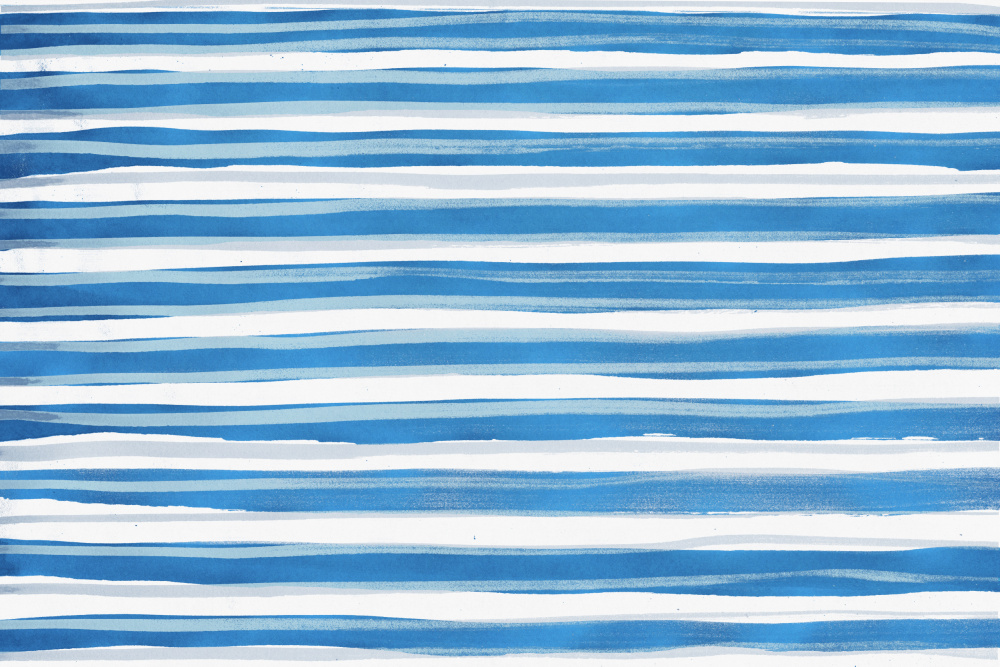 Abstract Lines Blue and White 03 von amini54