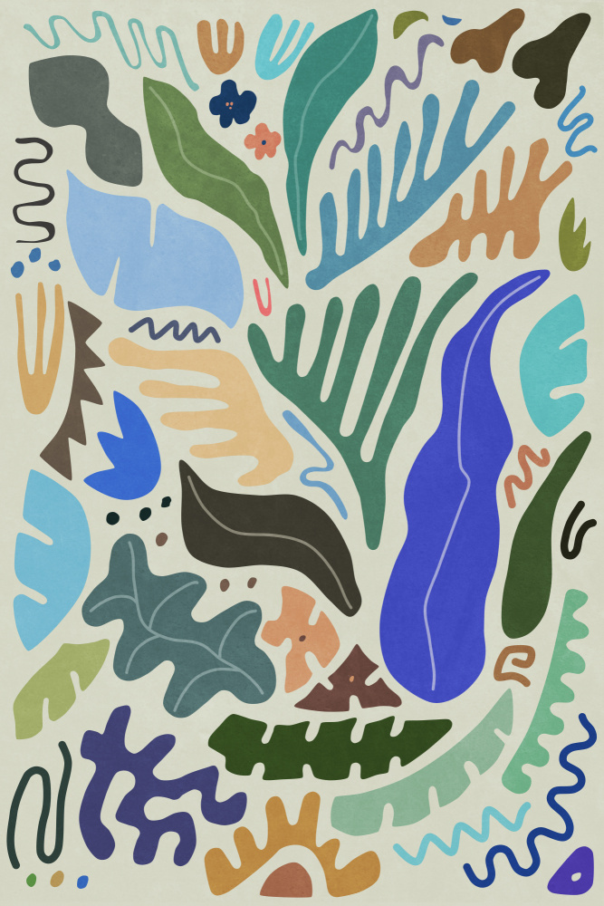 Jungle Colors and Shapes von amini54