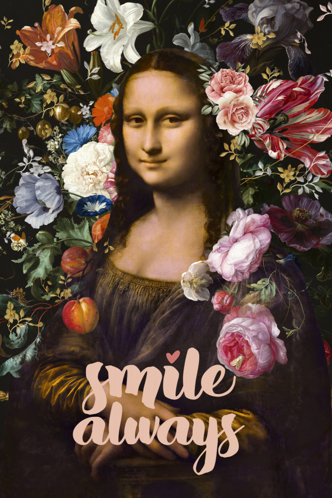 Smile Always, Mona Lisa von amini54