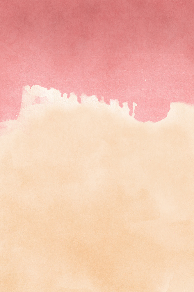 Minimal Landscape Pink and Yellow 01 von amini54