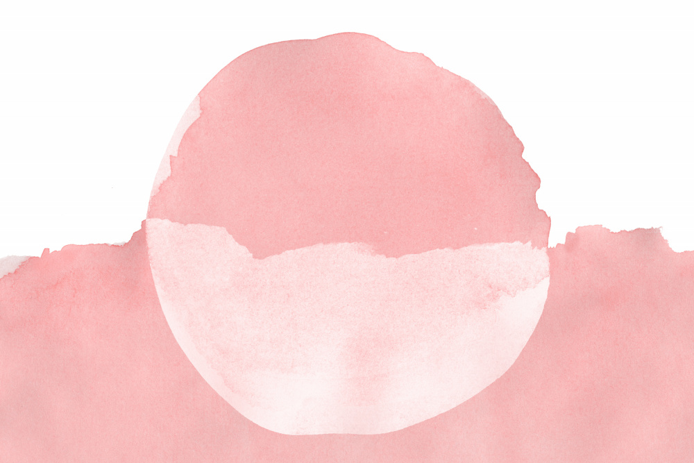 Minimal Pink Abstract 08 von amini54