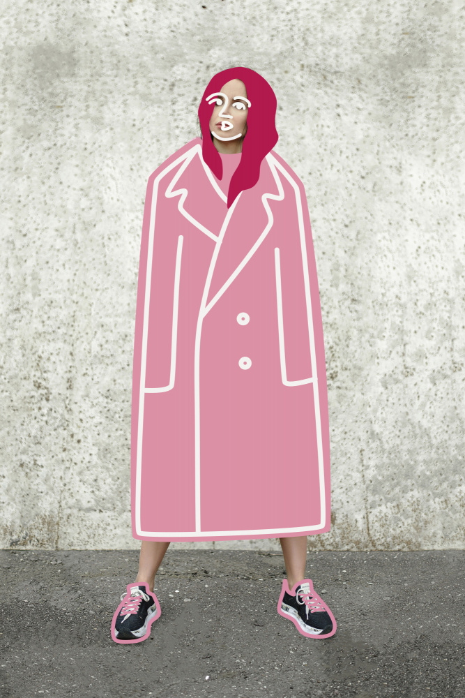 Pink Coat Lady von amini54