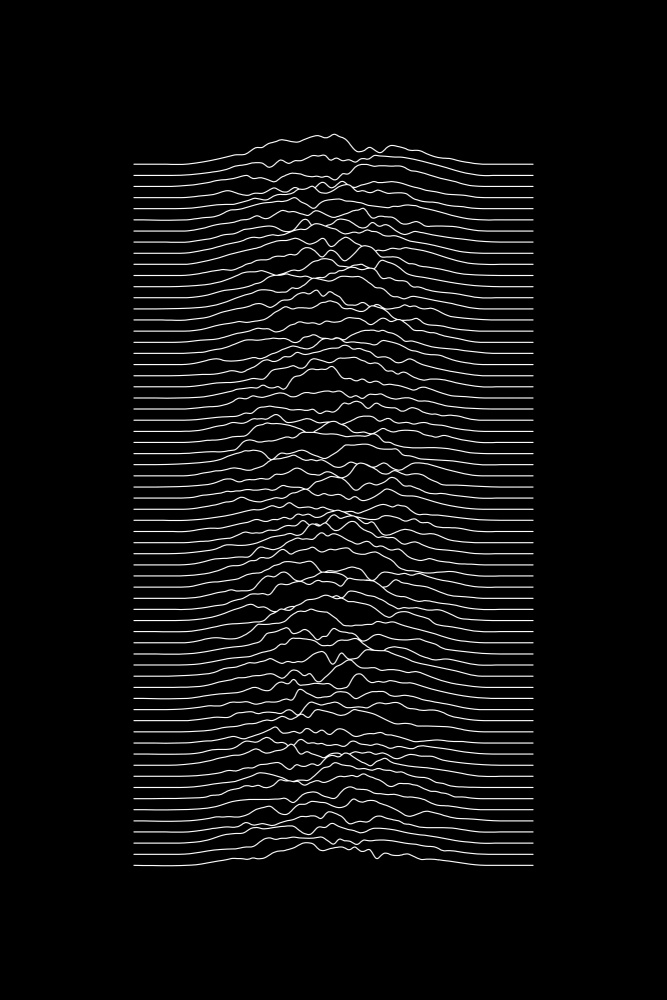 Black Mono Waveform von amini54