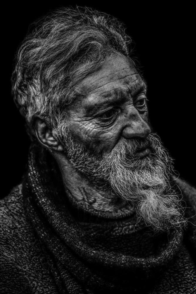 Homeless Man Portrait von Amir