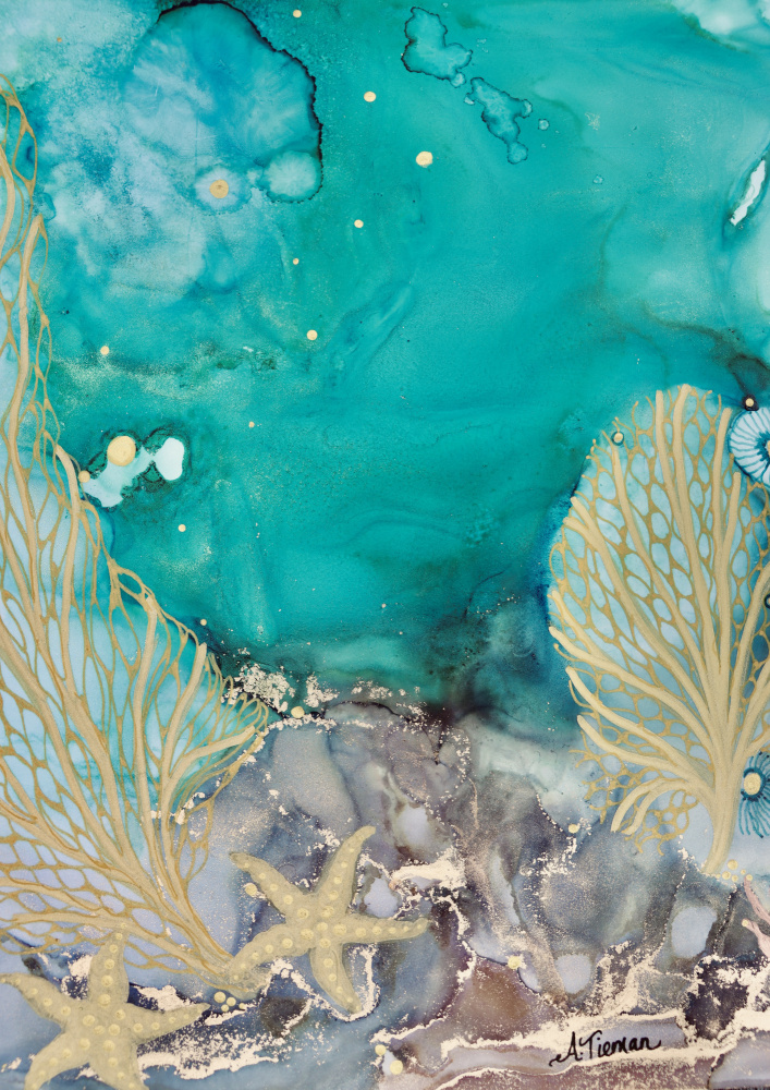 Turquoise Waters No2 von Amy Tieman