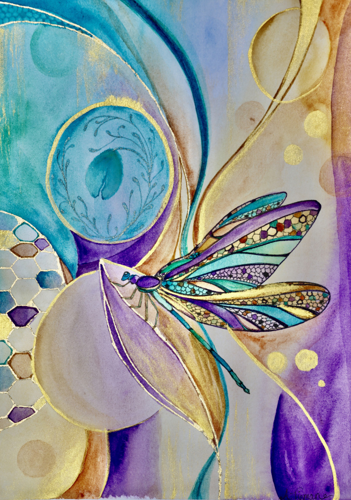 Zen Dragonfly von Amy Tieman