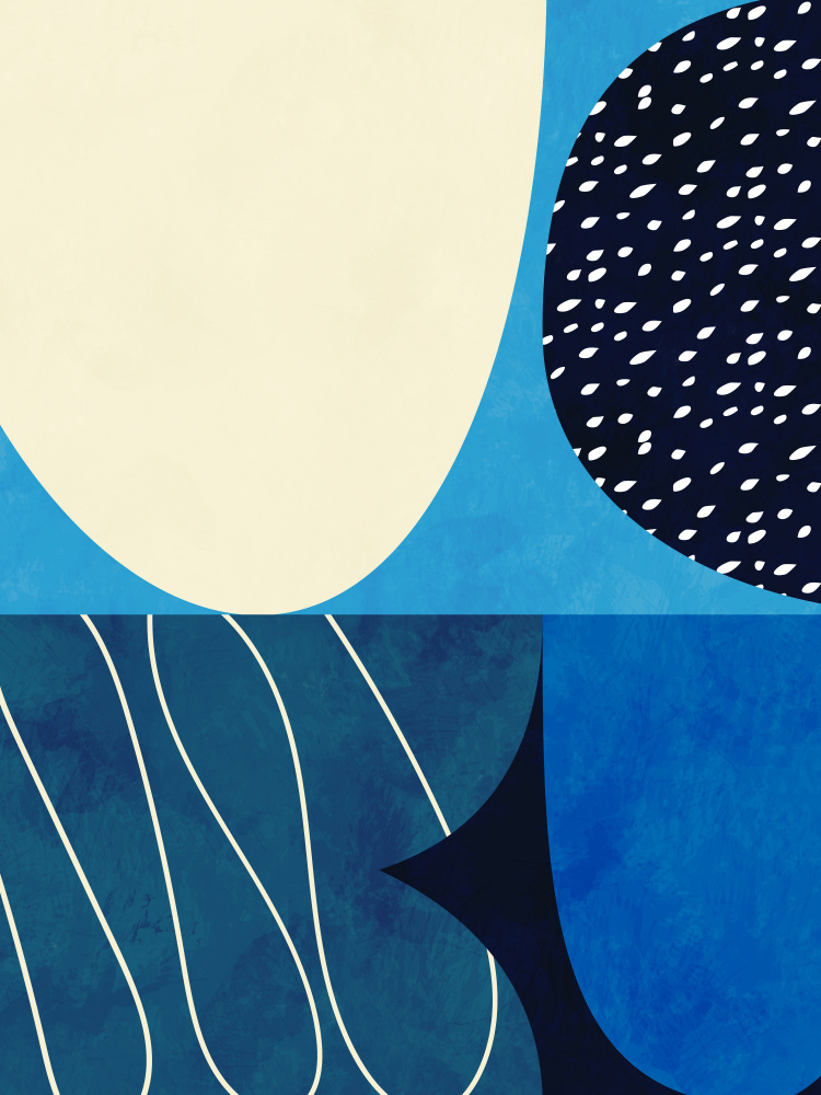 Shapes Play3 2blue von Ana Rut Bre