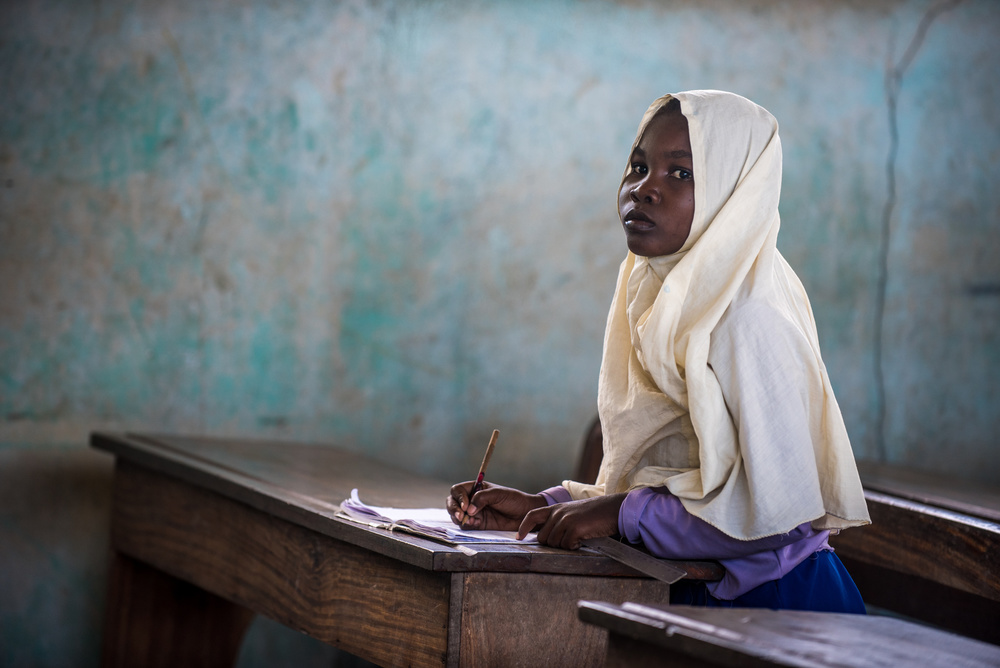 African school girl von Anca Milushev