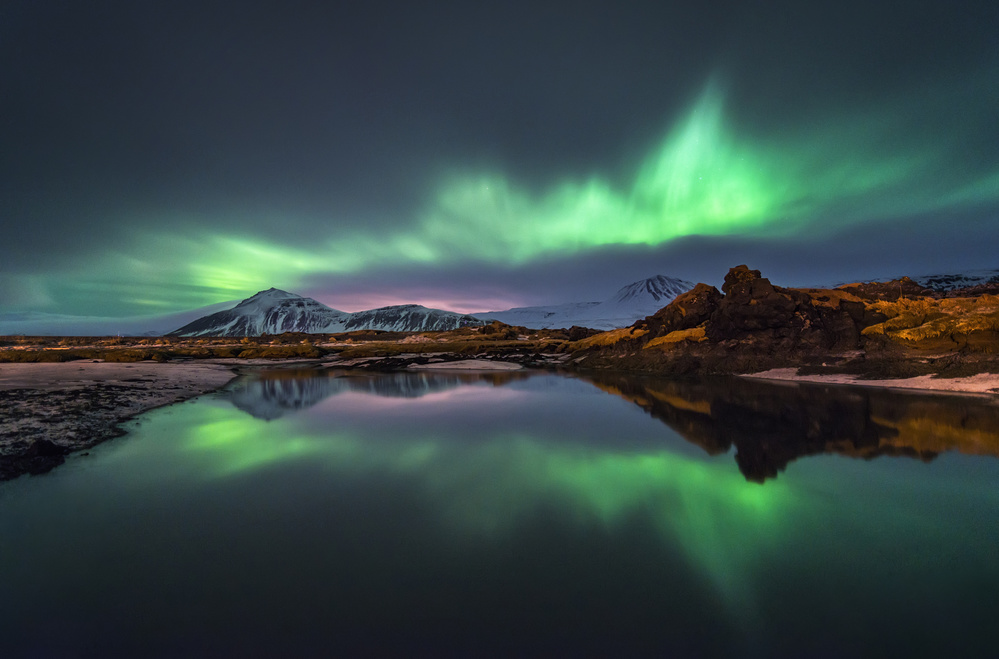 Mirrored Aurora von Andrea Auf dem Brinke