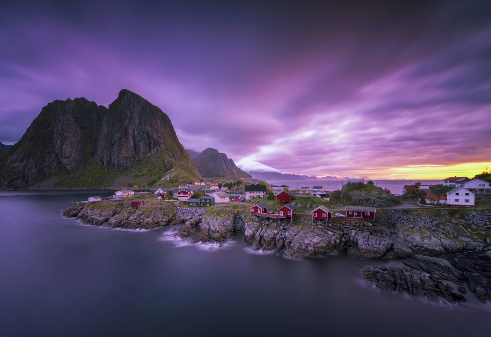 Sunrise in Lofoten von Andrea Auf dem Brinke