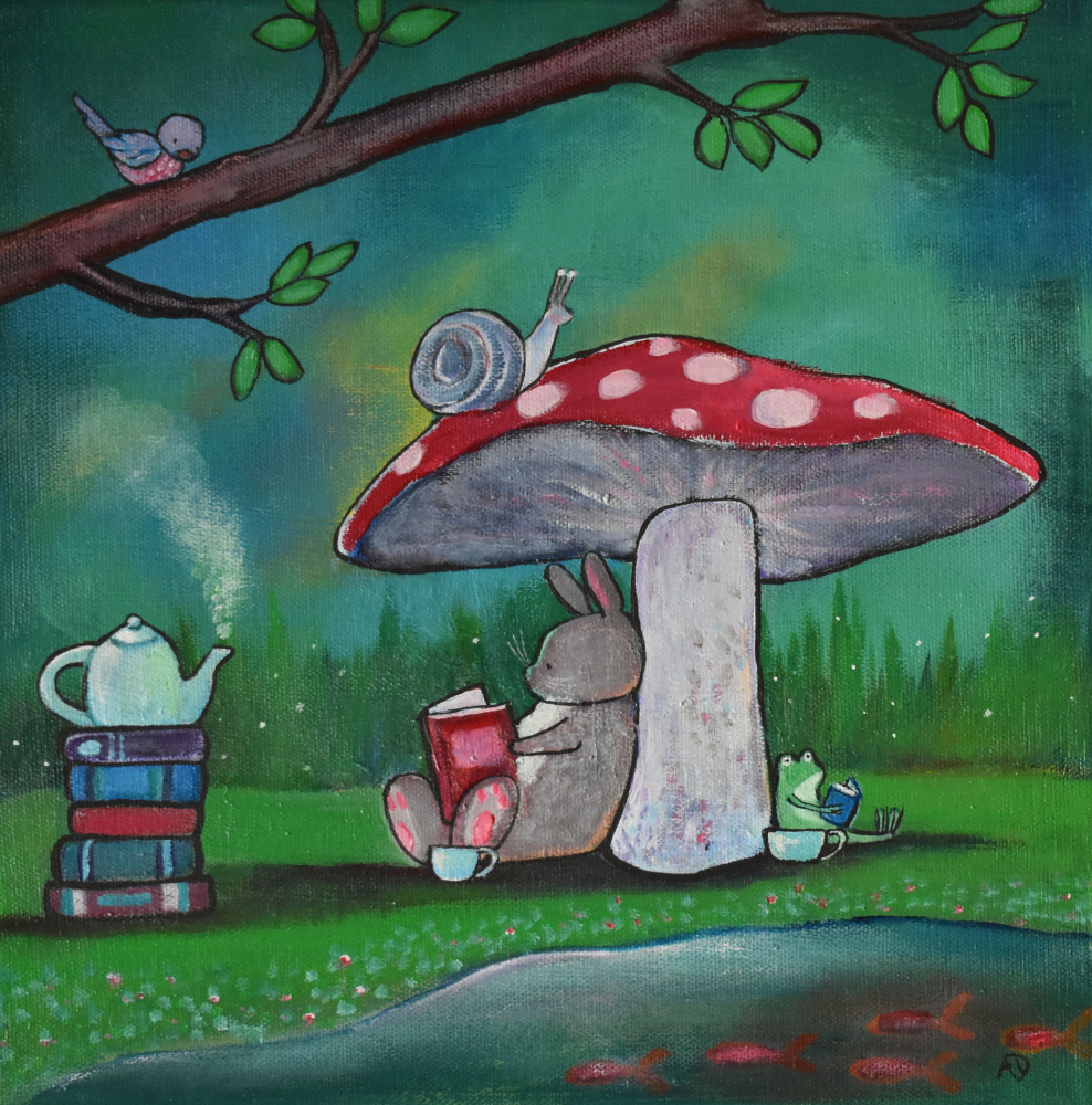 Reading Under the Toadstools von Andrea Doss