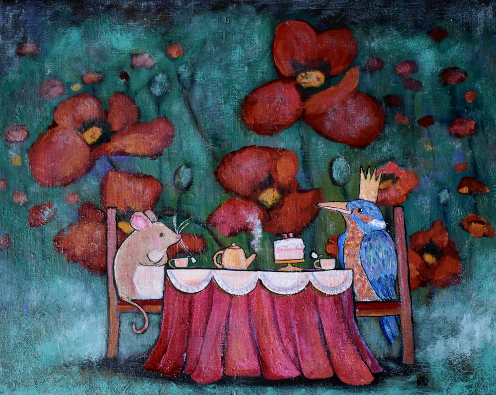 Tea Party In the Garden von Andrea Doss