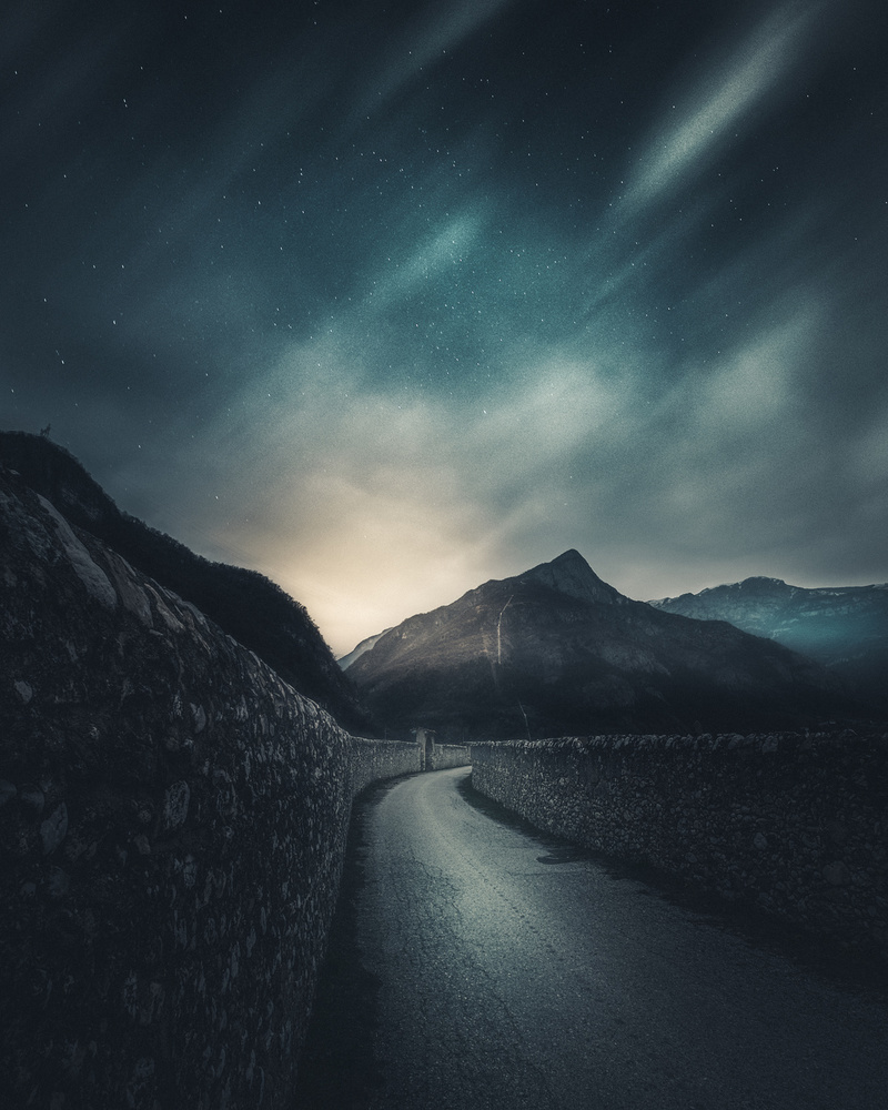 Night road von Andrea Fraccaroli