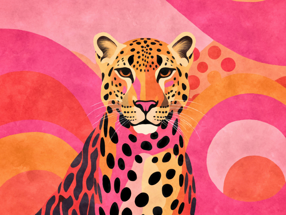 Fancy Cheetah 001 von Andrea Haase