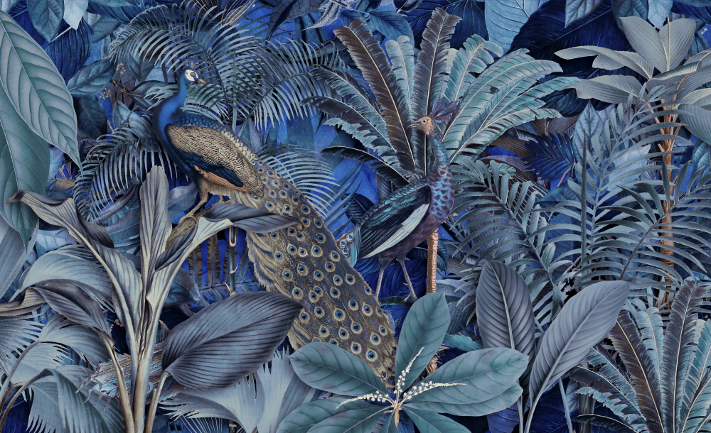 Jungle Birds Garden No4 von Andrea Haase