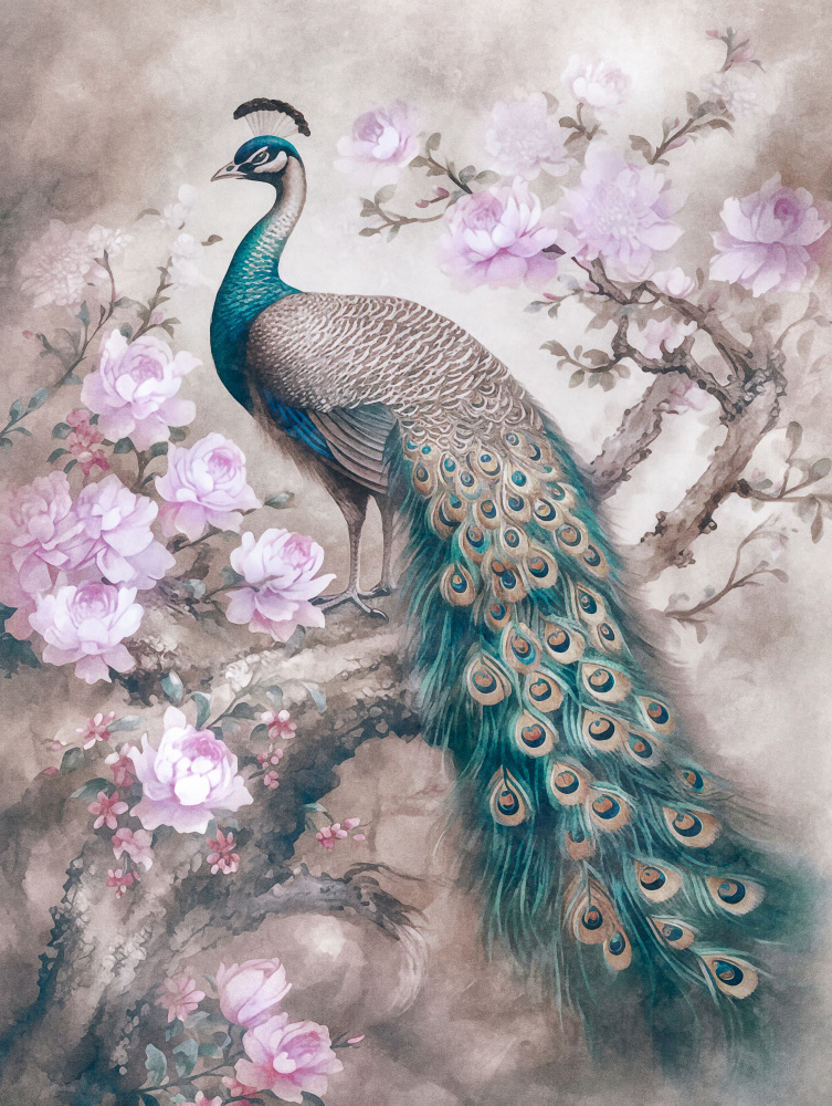 Peacocks Romance Garden von Andrea Haase