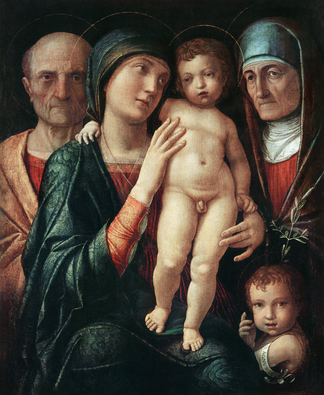 Heilige Familie von Andrea Mantegna