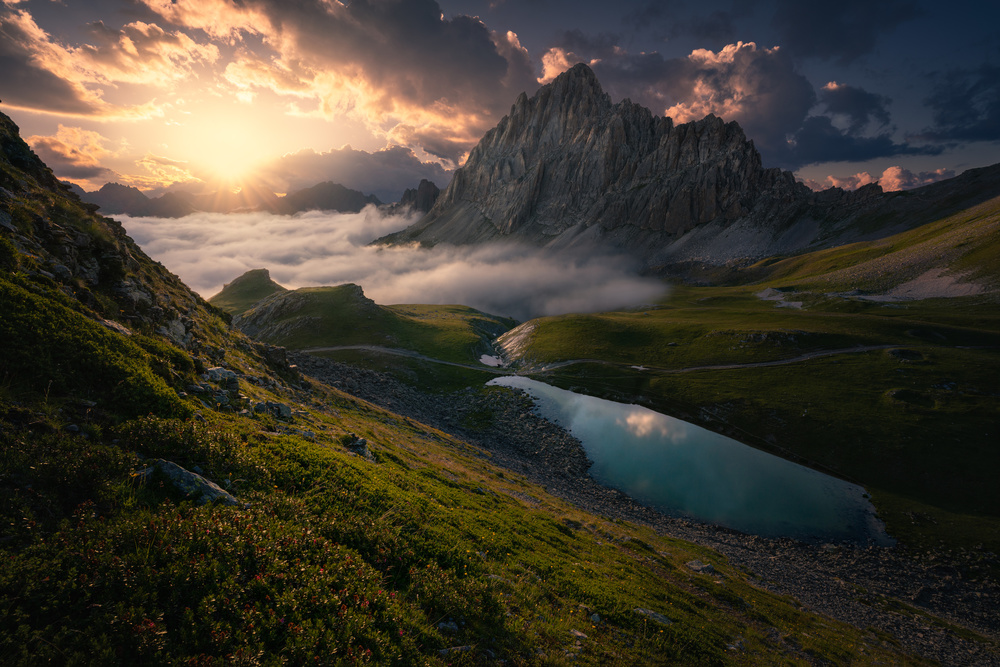 The cloud lake von Andrea Zappia