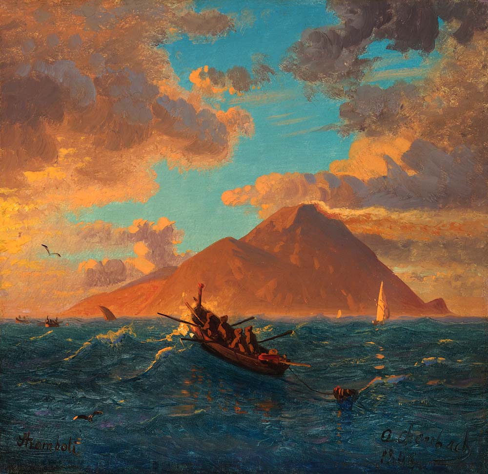 Stromboli von Andreas Achenbach