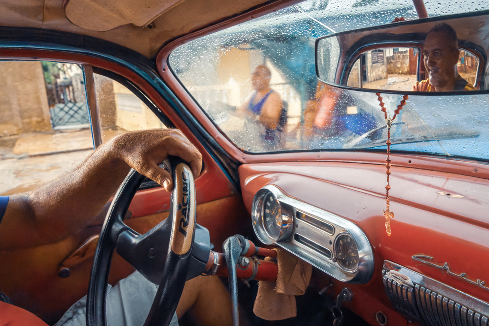 Raining on the Road von Andreas Bauer