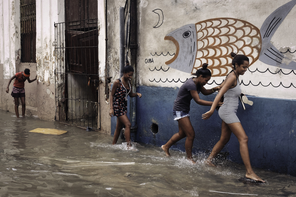 Flooding Havana von Andreas Bauer