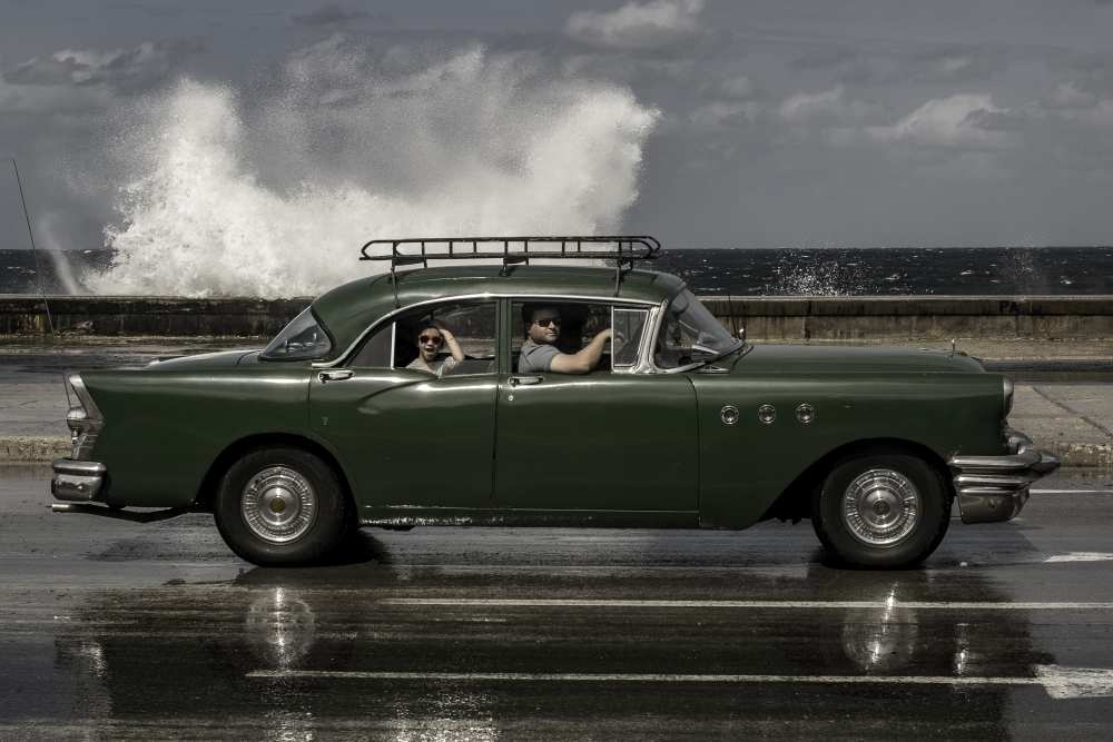 Waving Malecon von Andreas Bauer