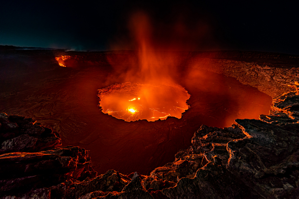 Volcano Erta Ale Ethiopia von Andreas Woernle