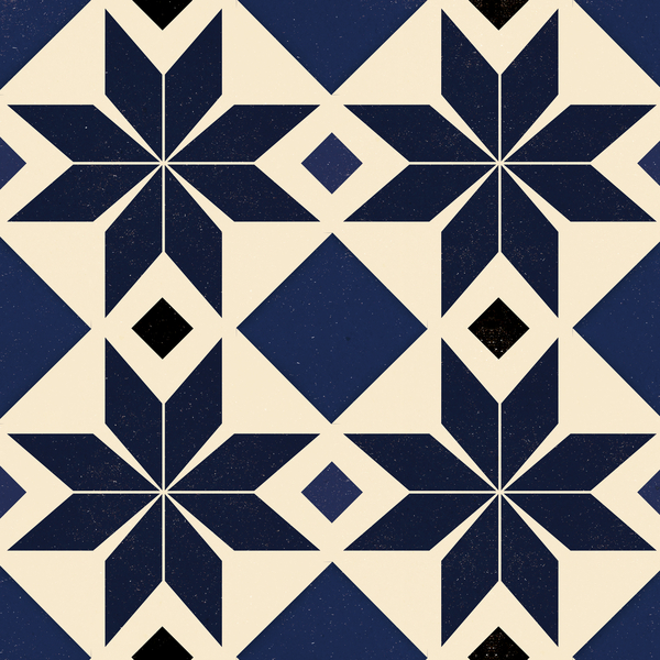 Blue Spanish tile von Andrew Watson