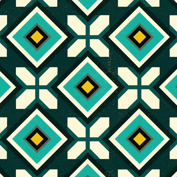 Green Spanish tile von Andrew Watson