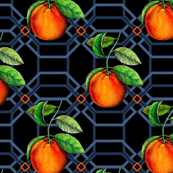 Orange geometric von Andrew Watson