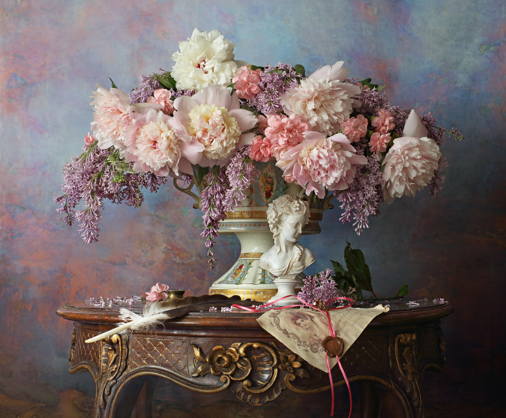 Still life with flowers von Andrey Morozov