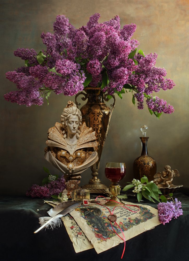 Still life with flowers von Andrey Morozov