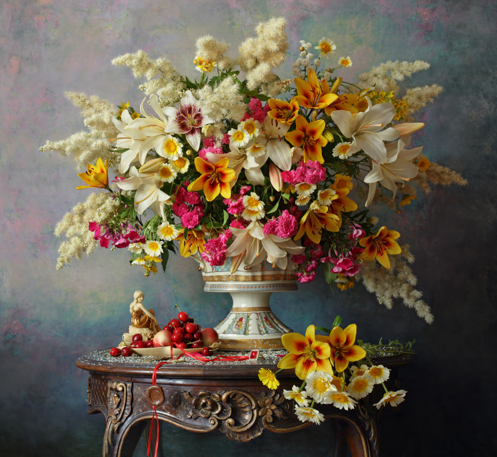 Still life with flowers von Andrey Morozov