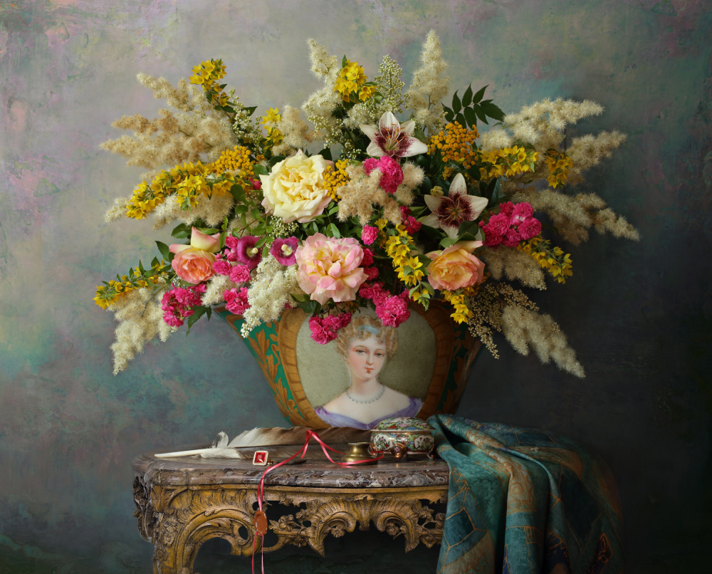 Still life with flowers von Andrey Morozov